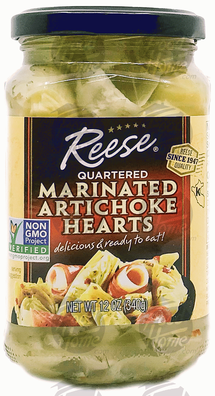 Reese  artichoke hearts quartered marinated Full-Size Picture